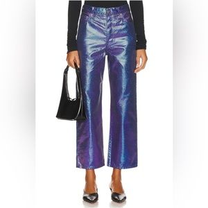 Levi’s Ribcage Straight Ankle Coated Denim